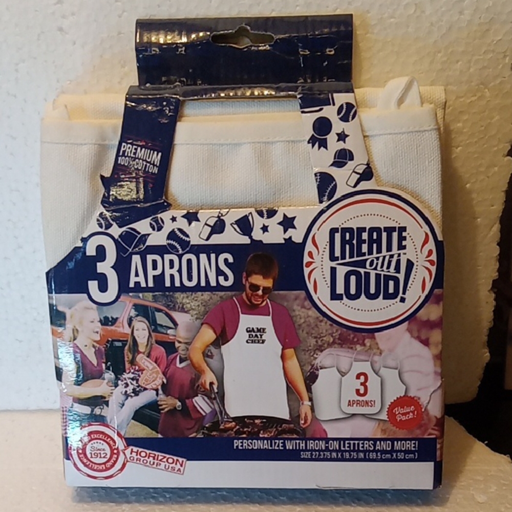 Create Out Loud Aprons Make Them Personal With Your Names Or Kid's Names For Art